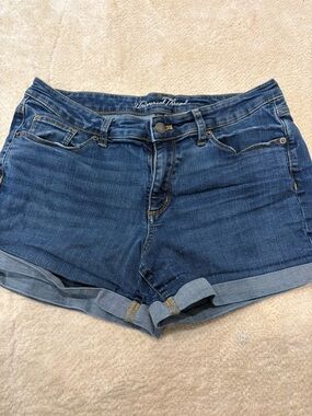 Universal Thread Blue Cuffed Denim Shorts